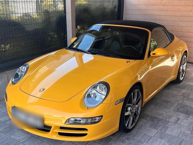 Gebraucht Porsche 997 Chrono 355 PS (261 kW) 2005 Gelb Cabrio