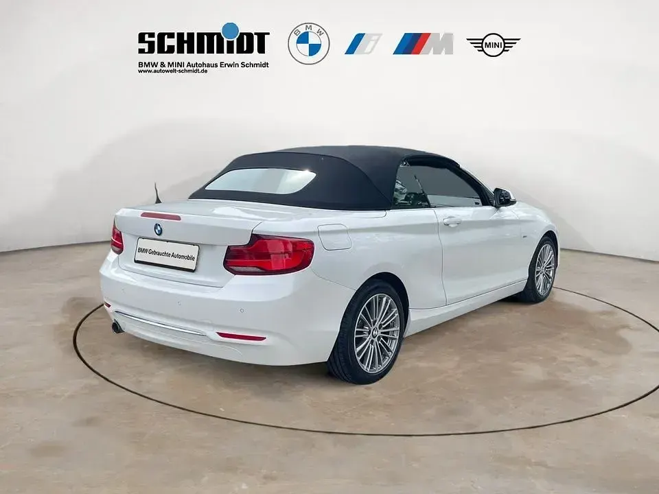 Gebraucht BMW 218 Luxury Line 136 PS (100 kW) 2018 Weiß Cabrio