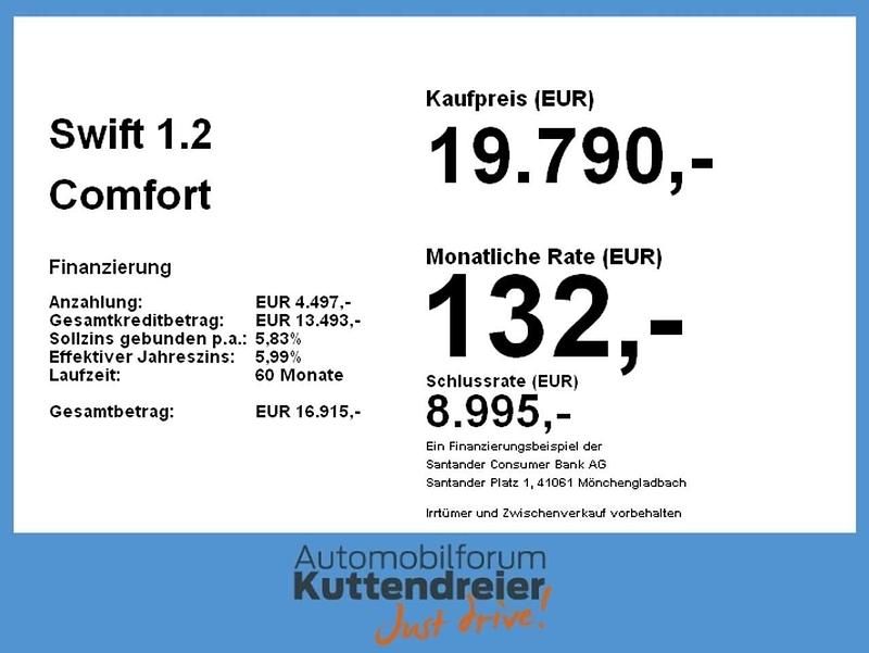 Frontier/super black pearl met Neu 2025 Suzuki Swift Comfort Kleinwagen | 17.990 € - Bild 1/1