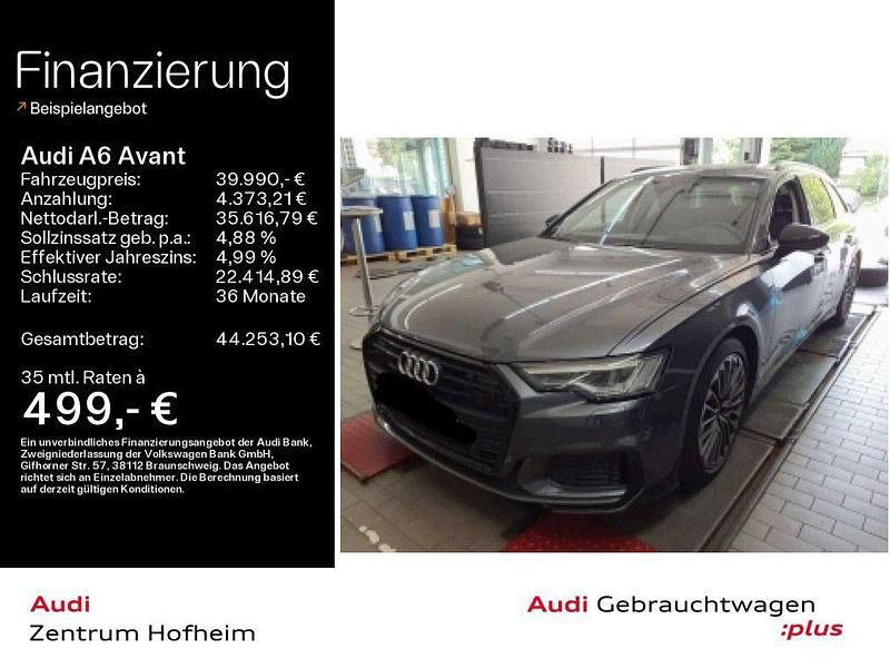 Daytonagrau perleffekt Gebraucht 2021 Audi A6 S-Line Kombi | 39.990 € (Superpreis) - Bild 1/3
