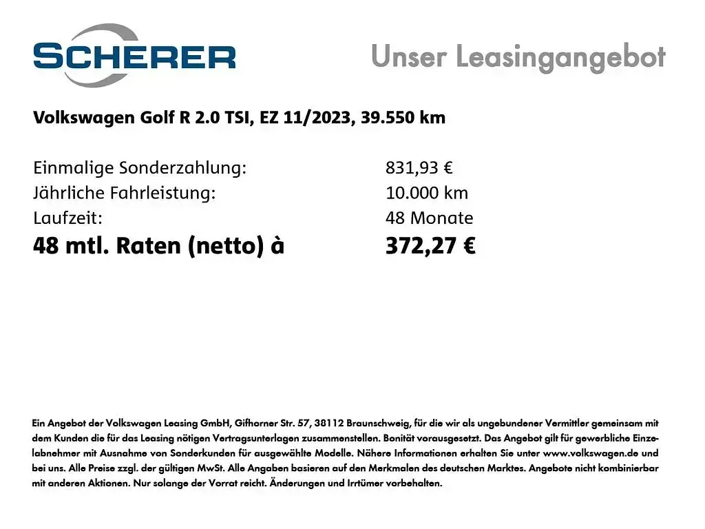 Gebraucht VW Golf VIII R 333 PS (244 kW) 2023 Pure white Limousine