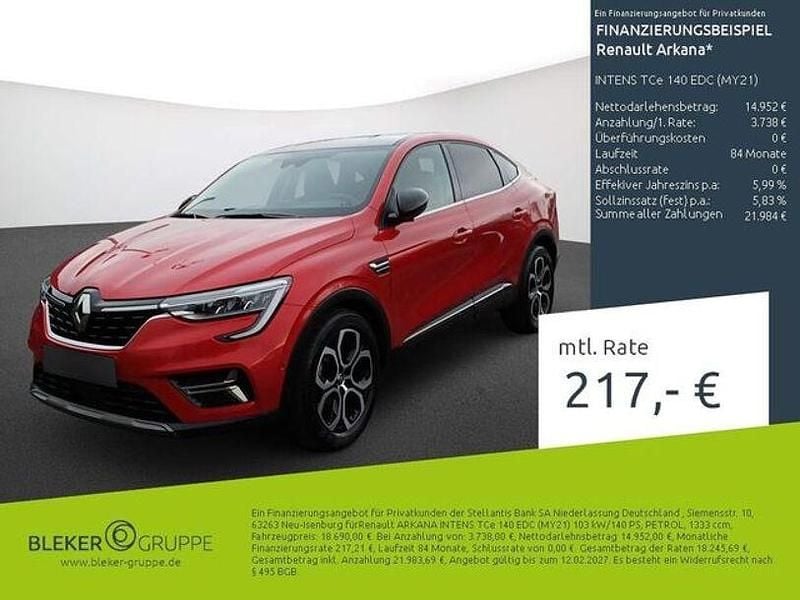 Gebraucht Renault Arkana Intens 140 PS (102 kW) 2022 Rot SUV