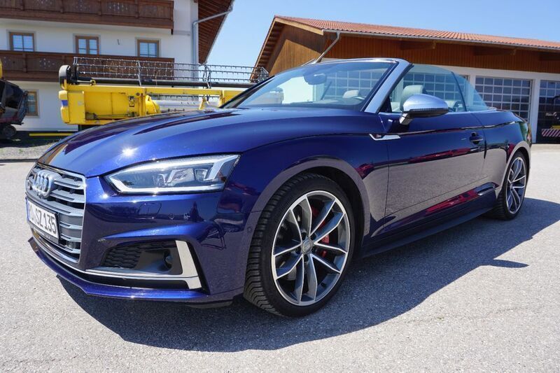 Blau Gebraucht 2018 Audi S5 Cabriolet Sport Cabrio | 38.900 € (Guter Preis) - Bild 1/4