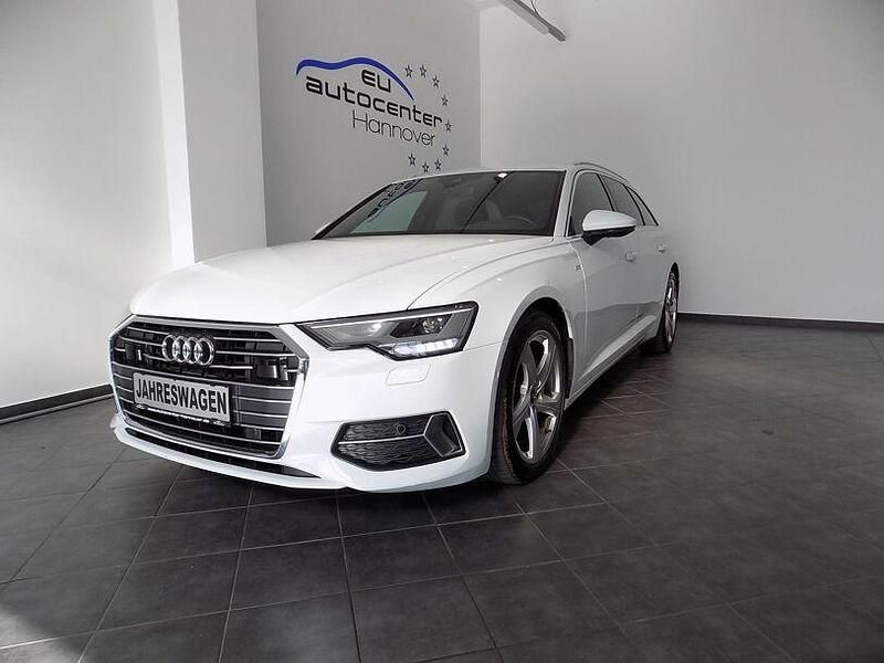 Gebraucht Audi A6 Sport 204 PS (150 kW) 2021 Gletscherweiß metallic Kombi
