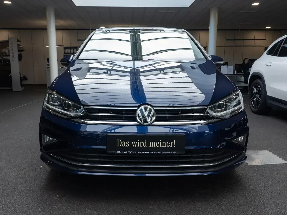 Gebraucht VW Golf Sportsvan Highline 131 PS (96 kW) 2019 Blau Van / Kleinbus