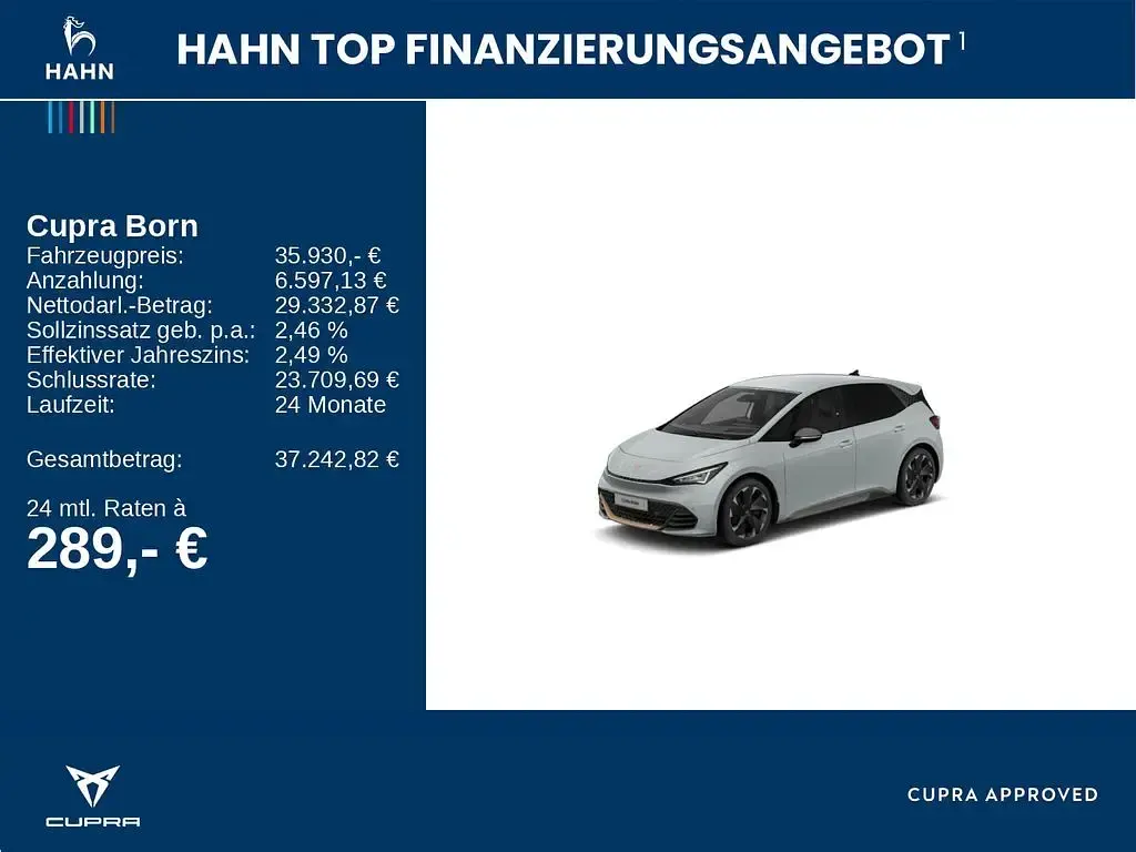Używany Cupra Born 169 kW (231 KM) 2025 Biały Hatchback