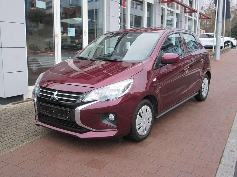 Bordeaux rot Gebraucht 2024 Mitsubishi Space Star Select Kleinwagen | 11.990 € (Fairer Preis) - Bild 1/4