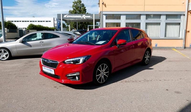 Gebraucht Subaru Impreza Exclusive+ 156 PS (114 kW) 2019 Rot Limousine