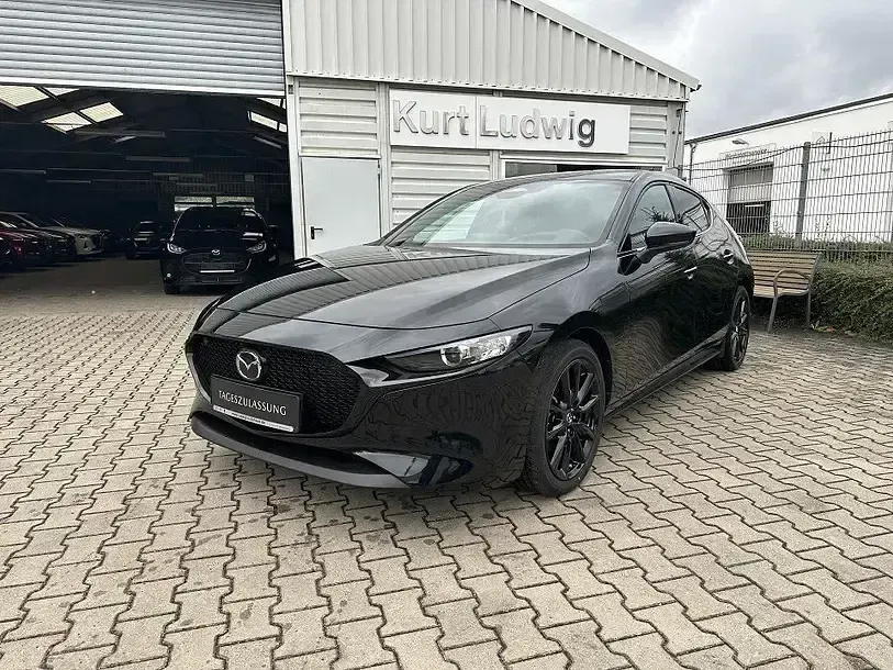 Neu Mazda 3 Homura-Line 140 PS (102 kW) 2025 Jet black Limousine