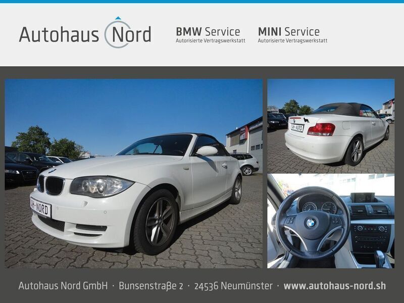 Weiß Gebraucht 2008 BMW 120 Cabriolet Cabrio | 6.800 € (Superpreis) - Bild 1/4