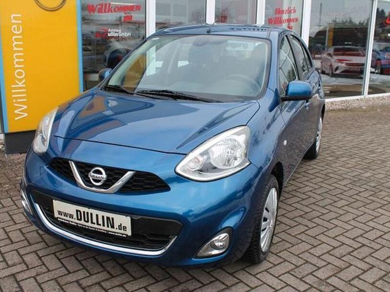 Gebraucht Nissan Micra Acenta 80 PS (58 kW) 2017 Blau Kleinwagen