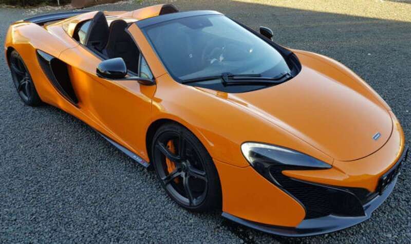 Carbon black Gebraucht 2015 McLaren 650S Cabrio | 159.900 € - Bild 1/4