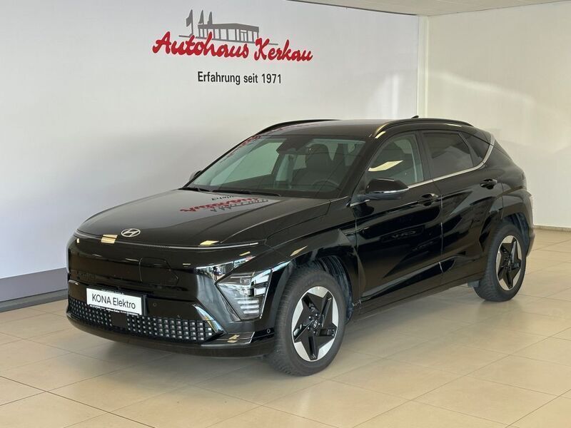 Abyss black Gebraucht 2023 Hyundai Kona Prime SUV | 34.990 € (Fairer Preis) - Bild 1/4