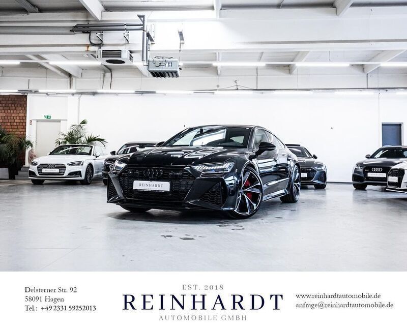 Mythosschwarz metallic Gebraucht 2022 Audi RS7 Sportback Ambiente Kleinwagen | 100.245 € - Bild 1/3
