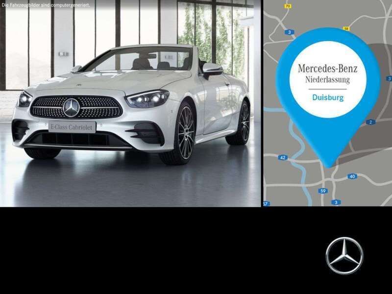 Manufaktur opalithweiß bright Gebraucht 2021 Mercedes E450 AMG Cabrio | 50.990 € (Guter Preis) - Bild 1/3