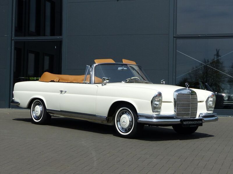 Weiß 050 Gebraucht 1963 Mercedes 220 SE Cabrio | 109.000 € - Bild 1/4