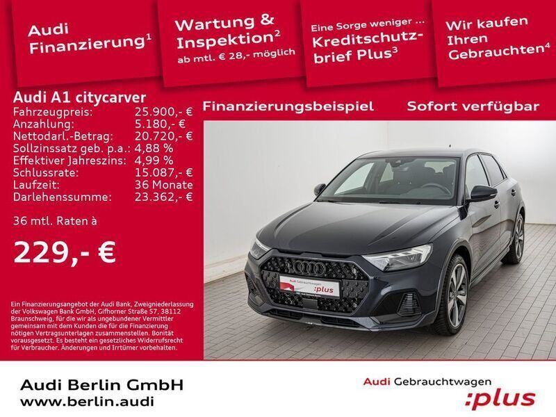 Firmamentblau metallic Gebraucht 2022 Audi A1 Ambiente Kleinwagen | 25.900 € (Fairer Preis) - Bild 1/3