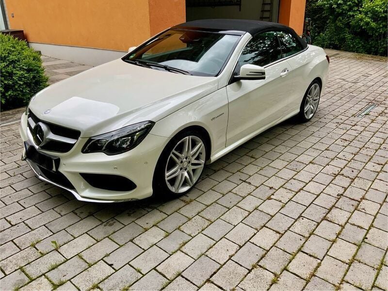 Weiß Gebraucht 2015 Mercedes E500 AMG Cabrio | 32.990 € (Guter Preis) - Bild 1/4