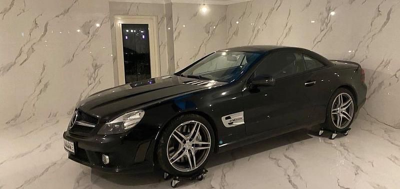 Gebraucht Mercedes SL63 AMG AMG 525 PS (386 kW) 2009 Schwarz Cabrio