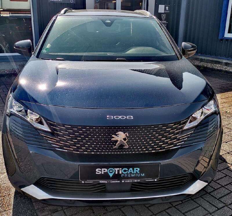 Lackierung blau celebes/metall Gebraucht 2022 Peugeot 3008 GT SUV | 27.500 € (Fairer Preis) - Bild 1/4