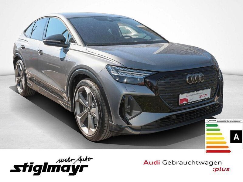 Taifungrau metallic Gebraucht 2024 Audi Q4 Sportback e-tron Ambiente SUV | 49.470 € - Bild 1/4