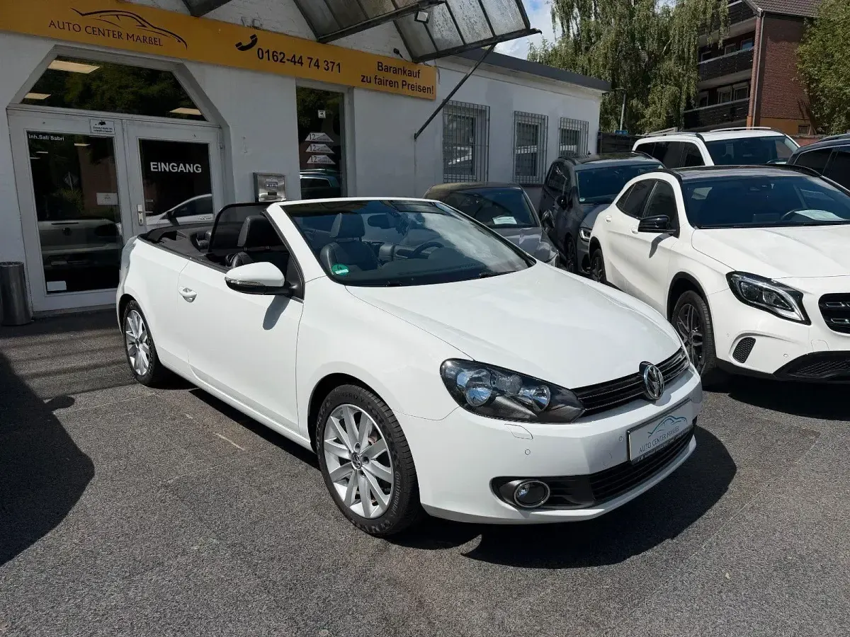 Gebraucht VW Golf Cabriolet Sport 105 PS (77 kW) 2013 Weiß Cabrio