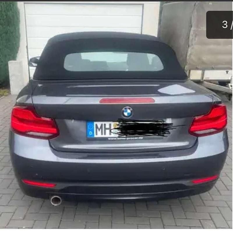Używany BMW 218 136 KM (100 kW) 2018 Szary Kabriolet