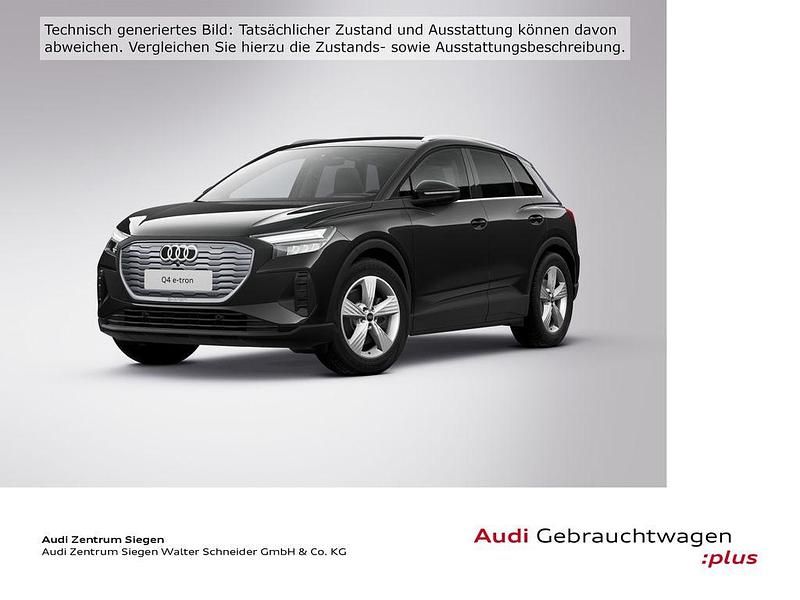 Mythosschwarz metallic Gebraucht 2024 Audi Q4 e-tron Ambiente SUV | 39.910 € (Fairer Preis) - Bild 1/4