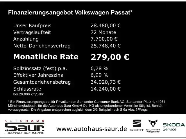 Gebraucht VW Passat Elegance 150 PS (110 kW) 2023 Silber Kombi