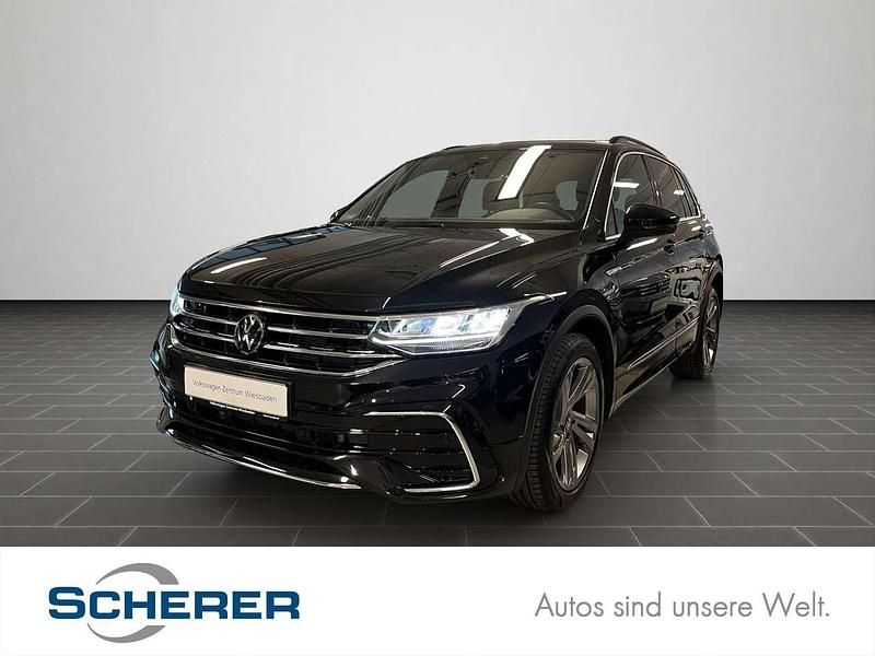 Deep black perleffekt (metallic) Gebraucht 2023 VW Tiguan R-line SUV | 35.500 € (Guter Preis) - Bild 1/4