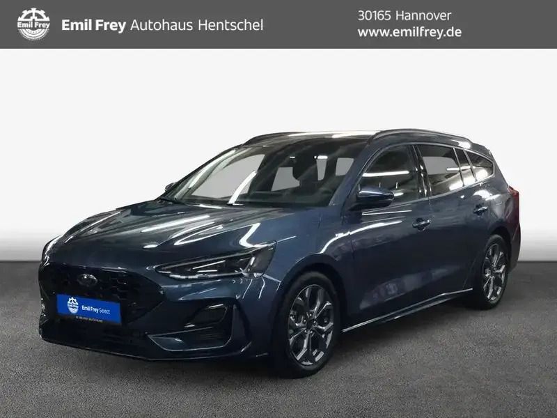 Blau Gebraucht 2024 Ford Focus ST-Line Kombi | 26.826 € (Guter Preis) - Bild 1/4