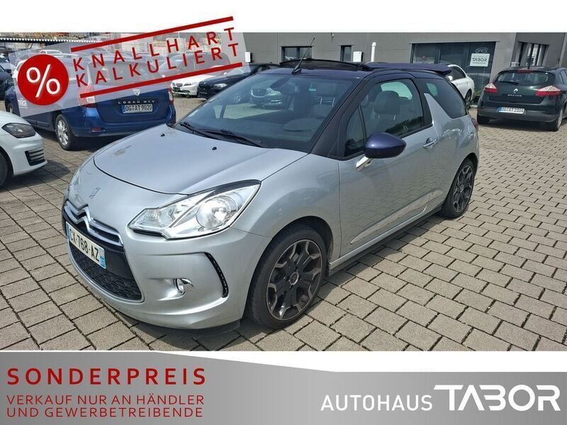 Lackierung aluminiumgrau/meta Gebraucht 2013 Citroën DS3 Cabriolet Sport Chic Cabrio | 5.485 € (Superpreis) - Bild 1/4