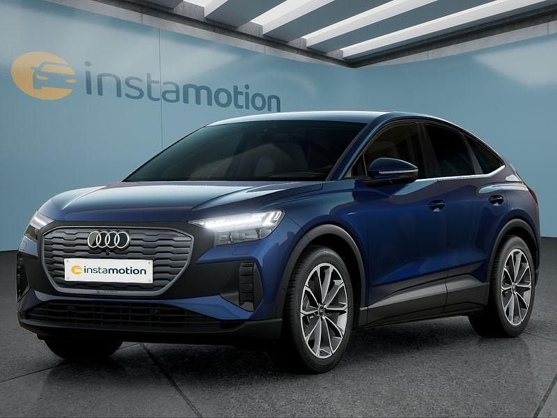 Blau Gebraucht 2025 Audi Q4 Sportback e-tron SUV | 44.499 € - Bild 1/4