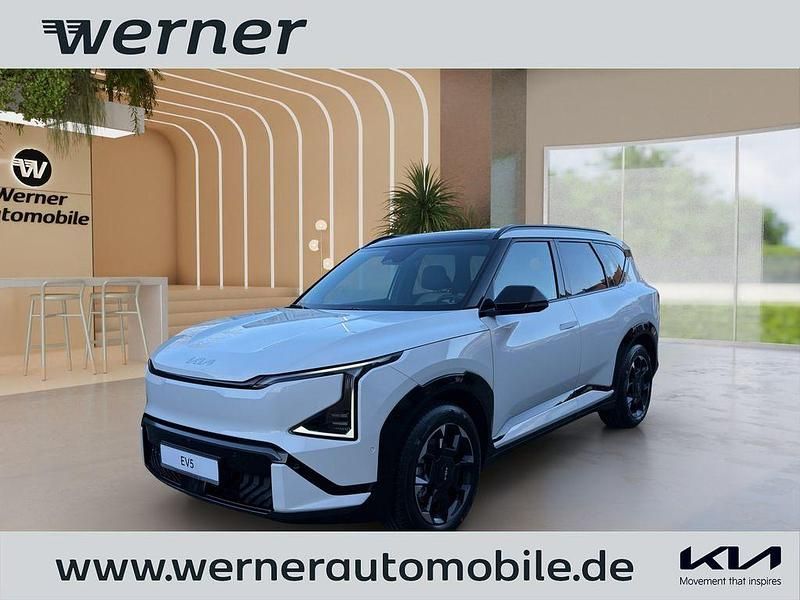 Snow white pearl effektlackierun Neu 2026 Kia EV5 GT-Line SUV | 45.880 € (Fairer Preis) - Bild 1/4