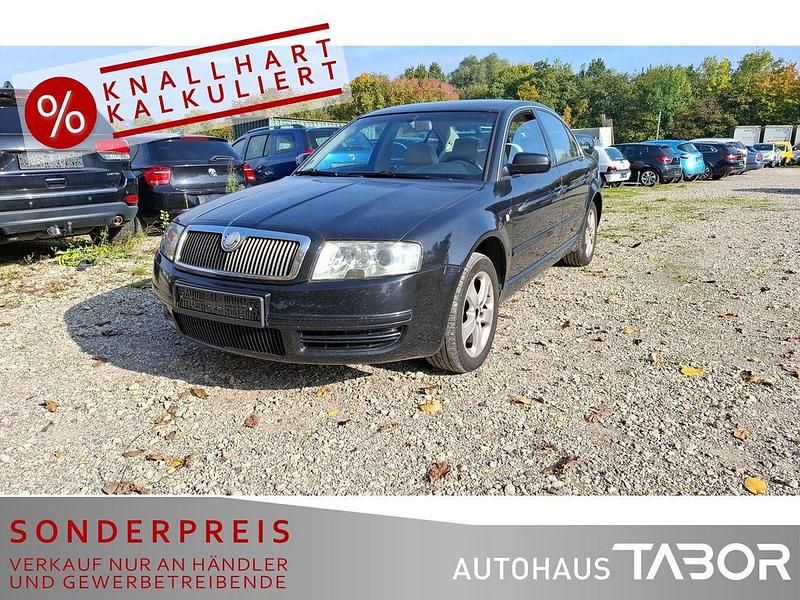 Cerna magic/black magic Gebraucht 2003 Skoda Superb Comfort Limousine | 1.485 € (Fairer Preis) - Bild 1/4