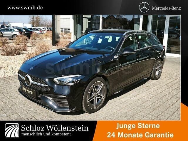 Schwarz Gebraucht 2024 Mercedes C200 AMG Kombi | 40.870 € (Fairer Preis) - Bild 1/2