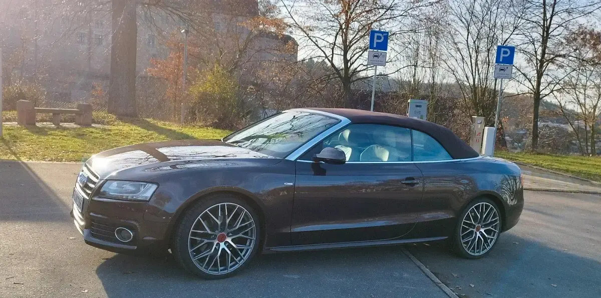 Gebraucht Audi A5 Cabriolet S-Line 211 PS (155 kW) 2011 Braun Cabrio