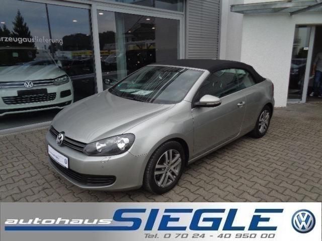 Gebraucht VW Golf Cabriolet 105 PS (77 kW) 2012 Silber metallic Cabrio