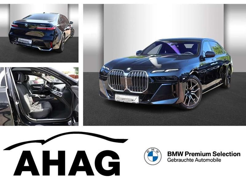 M carbonschwarz Gebraucht 2024 BMW 740 M Sport Limousine | 88.990 € (Guter Preis) - Bild 1/4