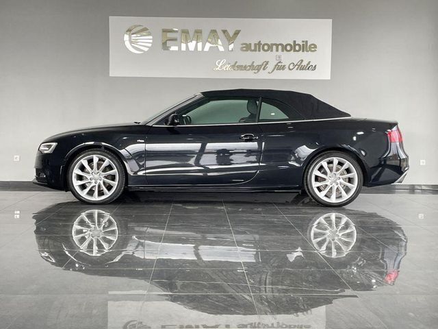 Schwarz (phantomschwarz perleffekt) Gebraucht 2014 Audi A5 Cabriolet S-Line Cabrio | 21.498 € (Teuer) - Bild 1/3