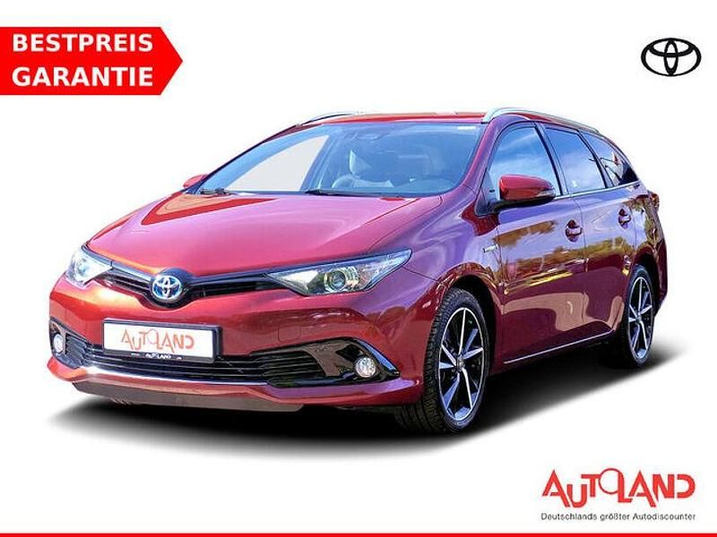 Rot Gebraucht 2018 Toyota Auris Hybrid Team Kombi | 14.490 € (Fairer Preis) - Bild 1/4