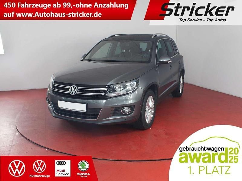 Pepper grey metallic Gebraucht 2014 VW Tiguan Sportline SUV | 9.950 € (Superpreis) - Bild 1/4