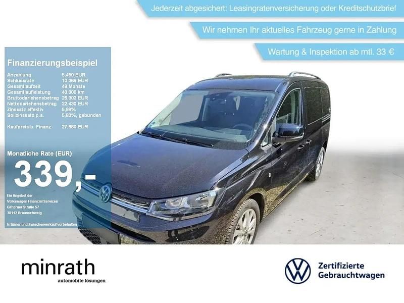 Schwarz Gebraucht 2022 VW Caddy Maxi Life Life Van / Kleinbus | 27.879 € - Bild 1/4