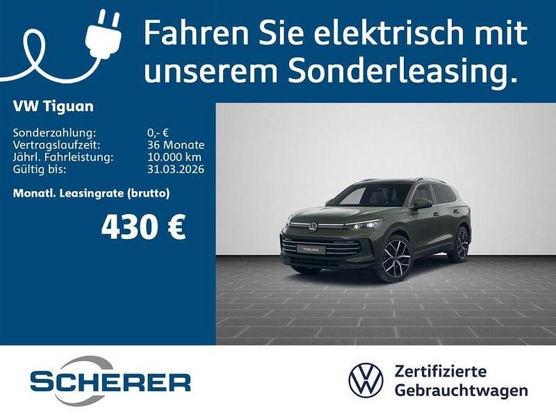 Gebraucht VW Tiguan Elegance 204 PS (150 kW) 2025 Cipressinogrün metallic (metallic) SUV