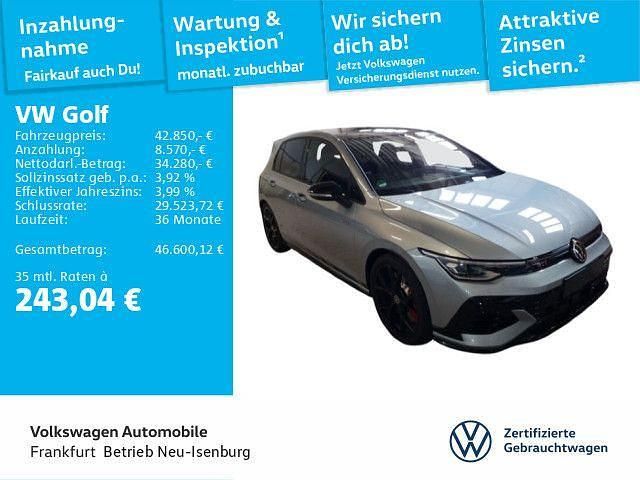 Oyster silver metallic Gebraucht 2025 VW Golf VIII GTI Clubsport Limousine | 42.850 € (Teuer) - Bild 1/4