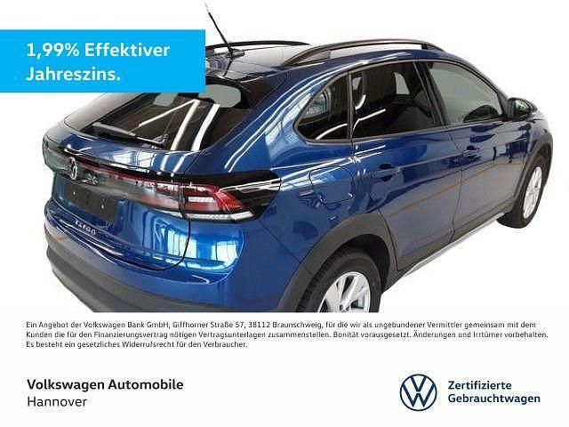 Reef blue metallic Gebraucht 2024 VW Taigo Life SUV | 19.990 € (Fairer Preis) - Bild 1/3