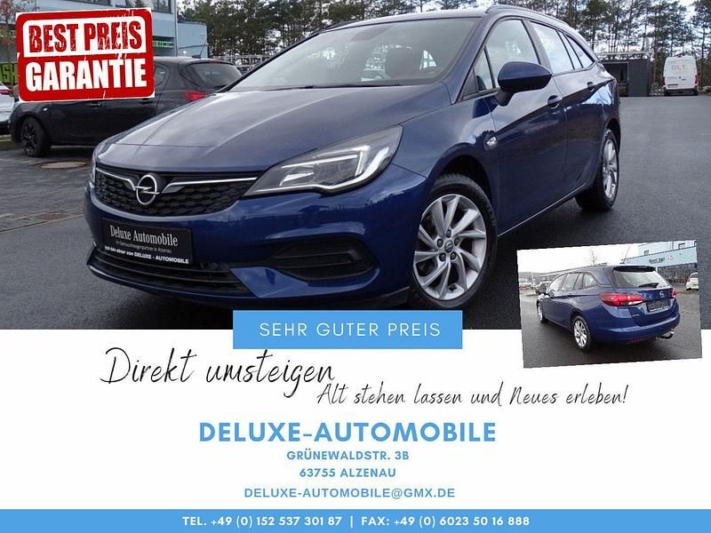 Gebraucht Opel Astra 110 PS (80 kW) 2020 Blau Kombi
