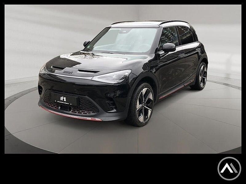 Schwarz meta black metallic Gebraucht 2023 Smart #1 Brabus SUV | 33.890 € (Fairer Preis) - Bild 1/4