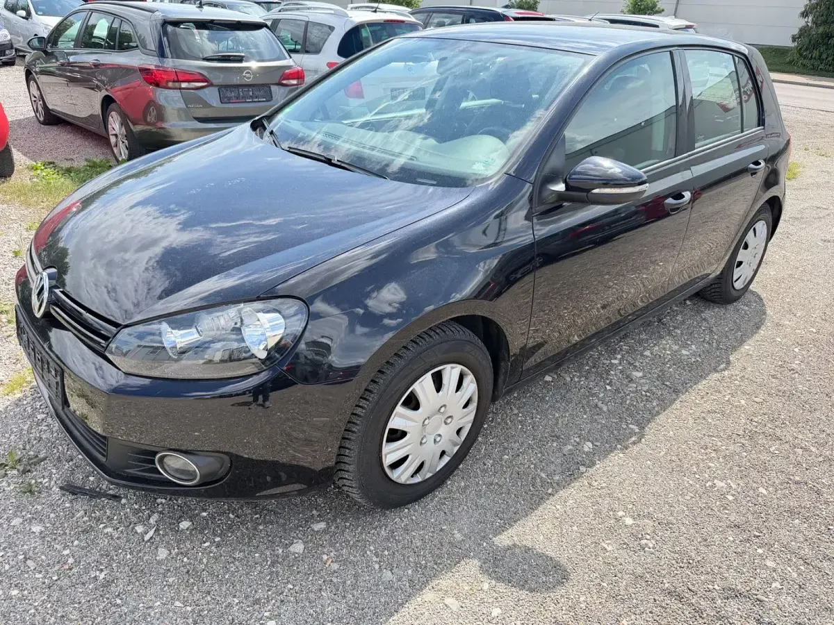 Gebraucht VW Golf VI Trendline 80 PS (58 kW) 2011 Schwarz Kleinwagen
