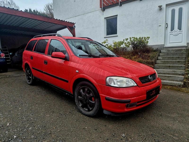 Gebraucht Opel Astra 85 PS (62 kW) 2001 Rot Kombi